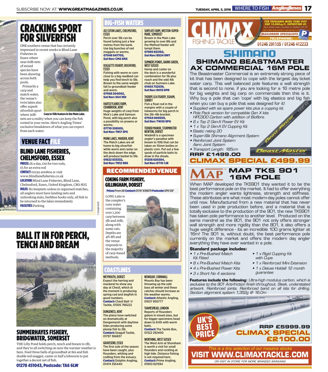 Angling Times Preview Pages