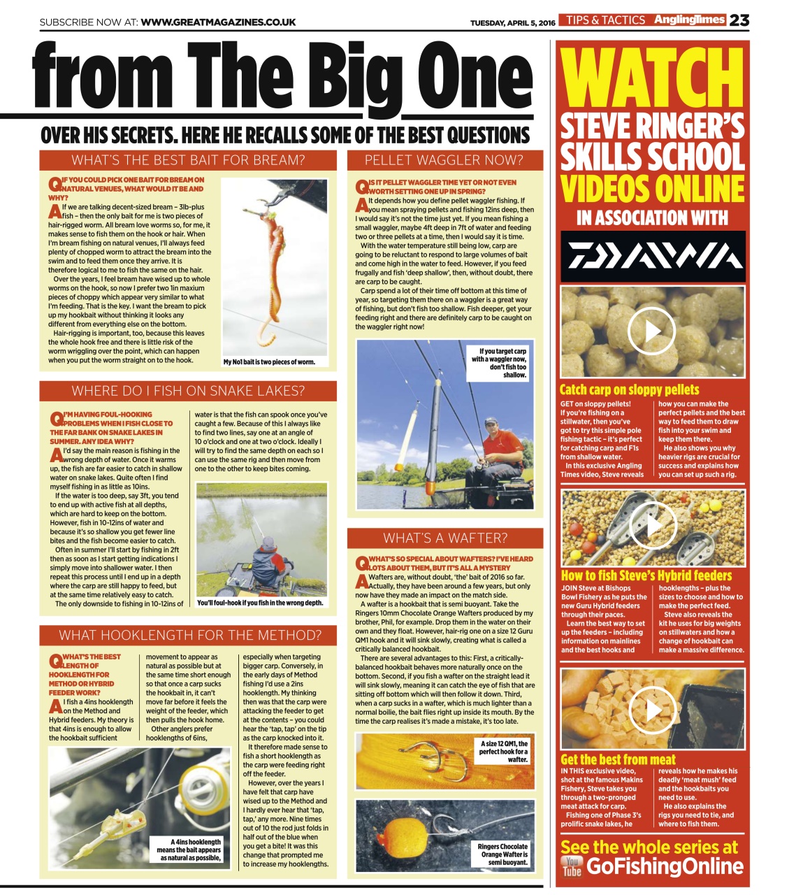 Angling Times Preview Pages