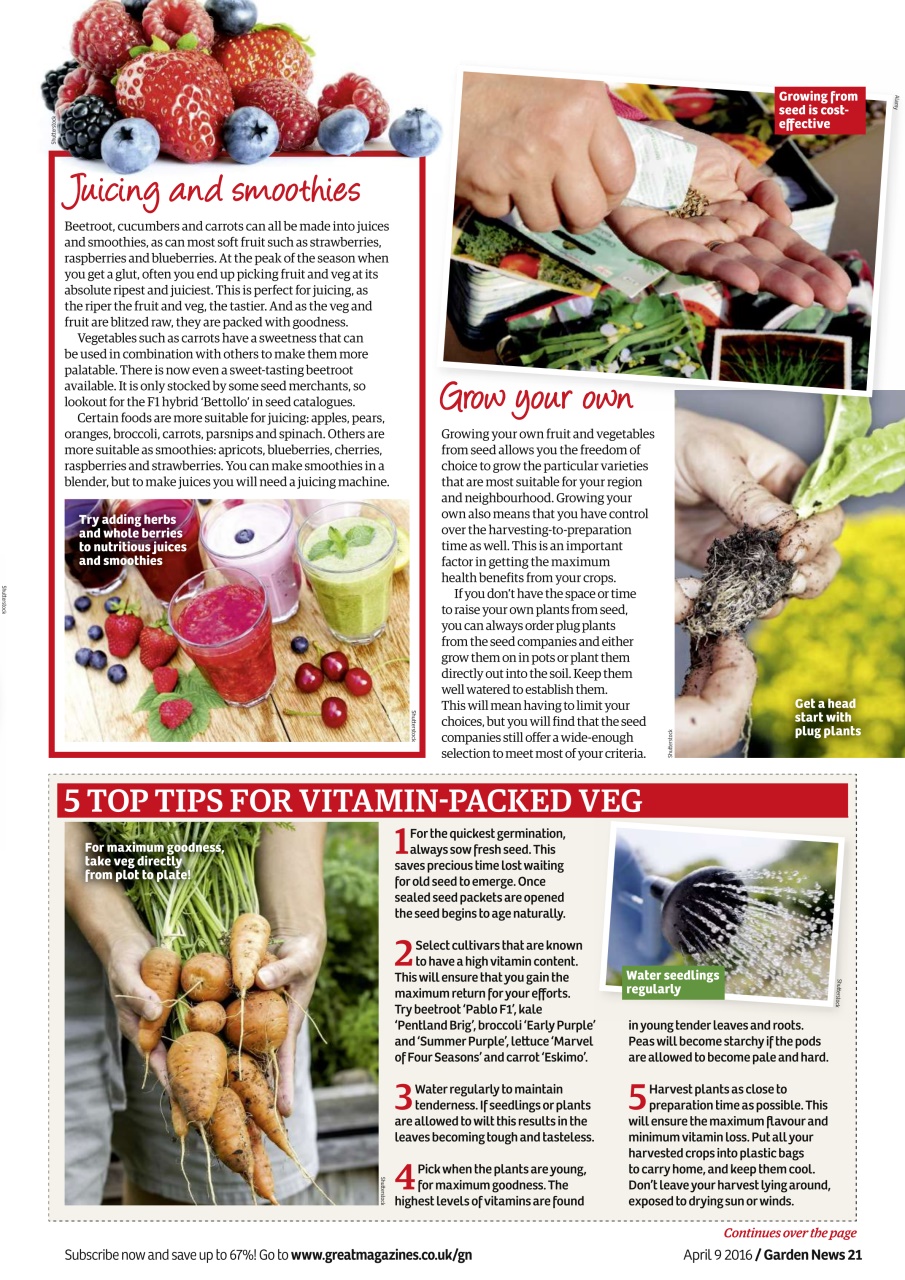 Garden News Preview Pages