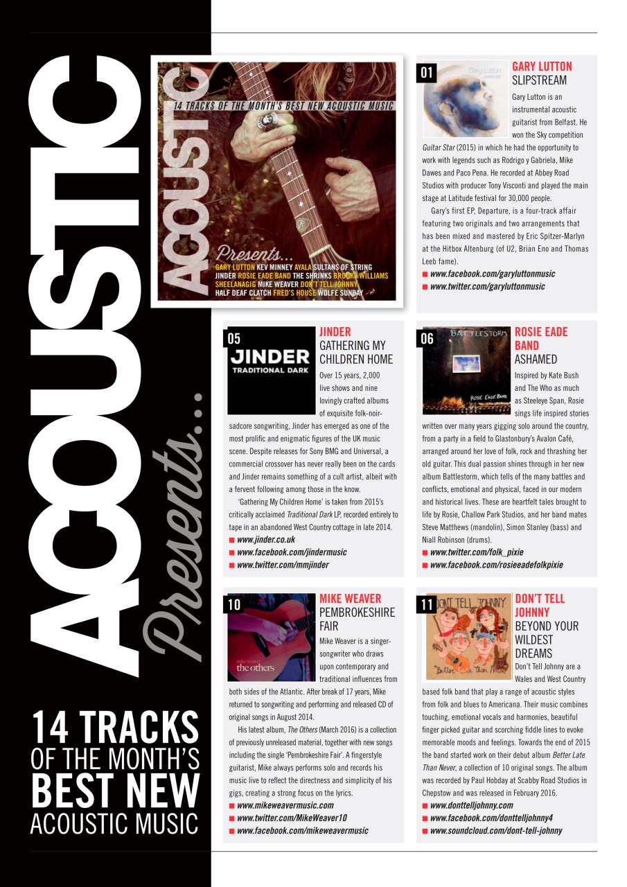 Acoustic Preview Pages