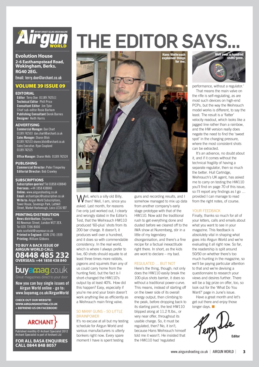Airgun World Preview Pages
