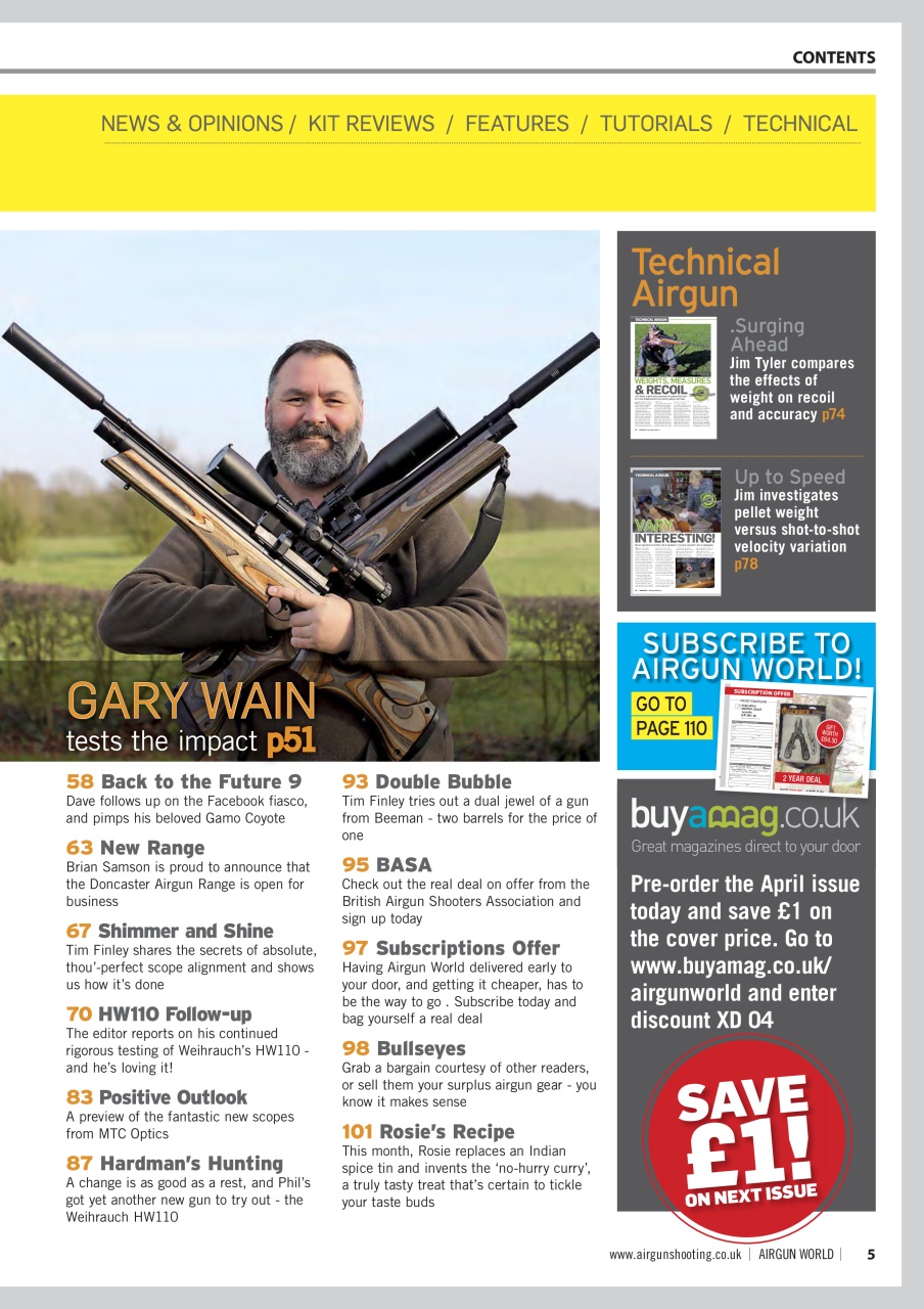 Airgun World Preview Pages
