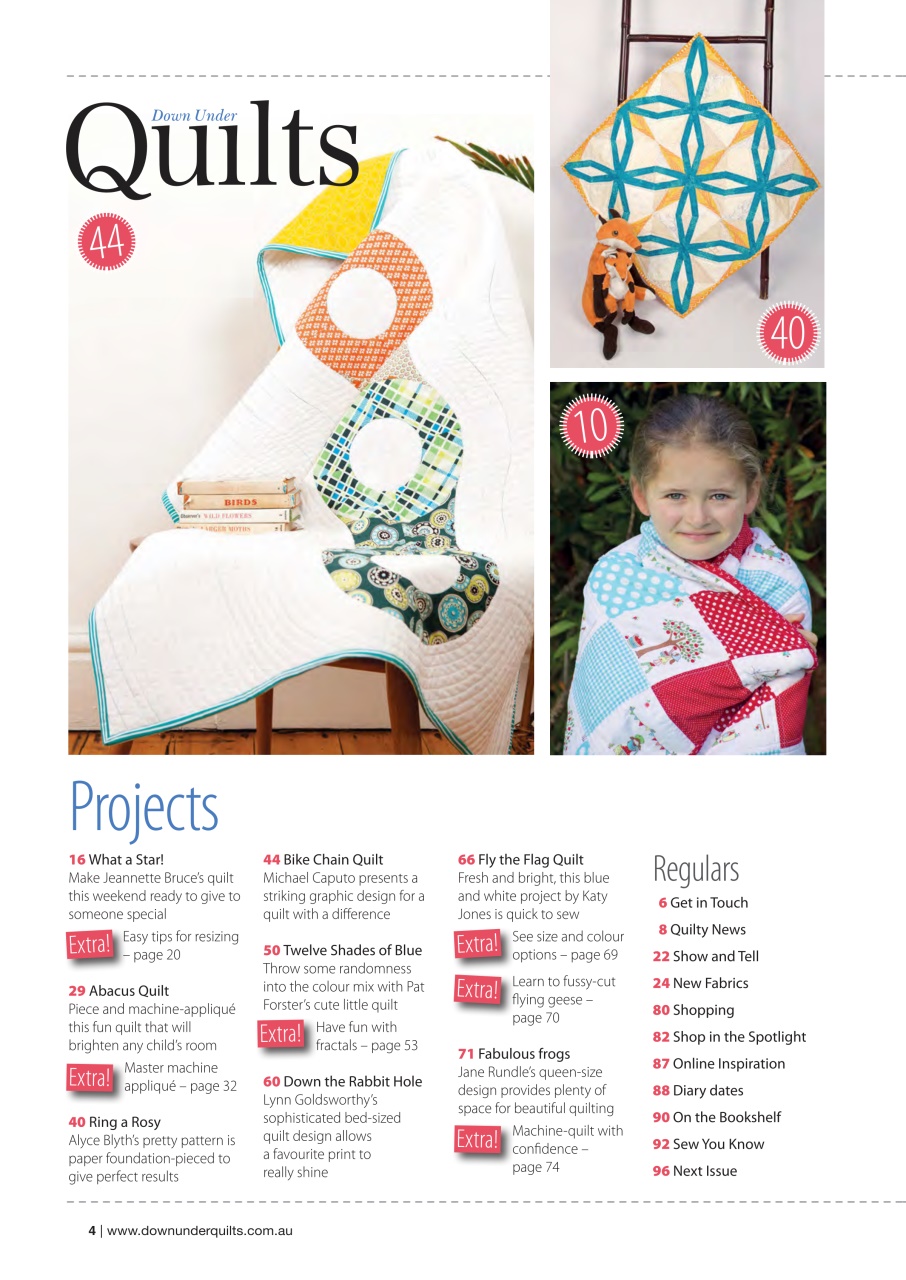 Down Under Quilts Preview Pages