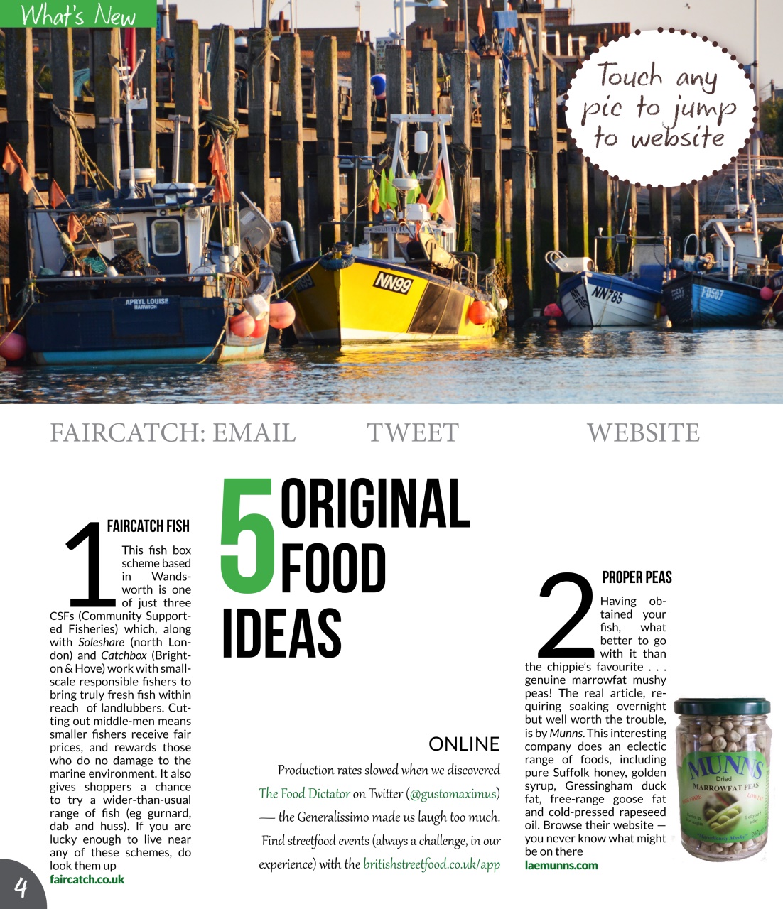 The Taster Magazine Preview Pages