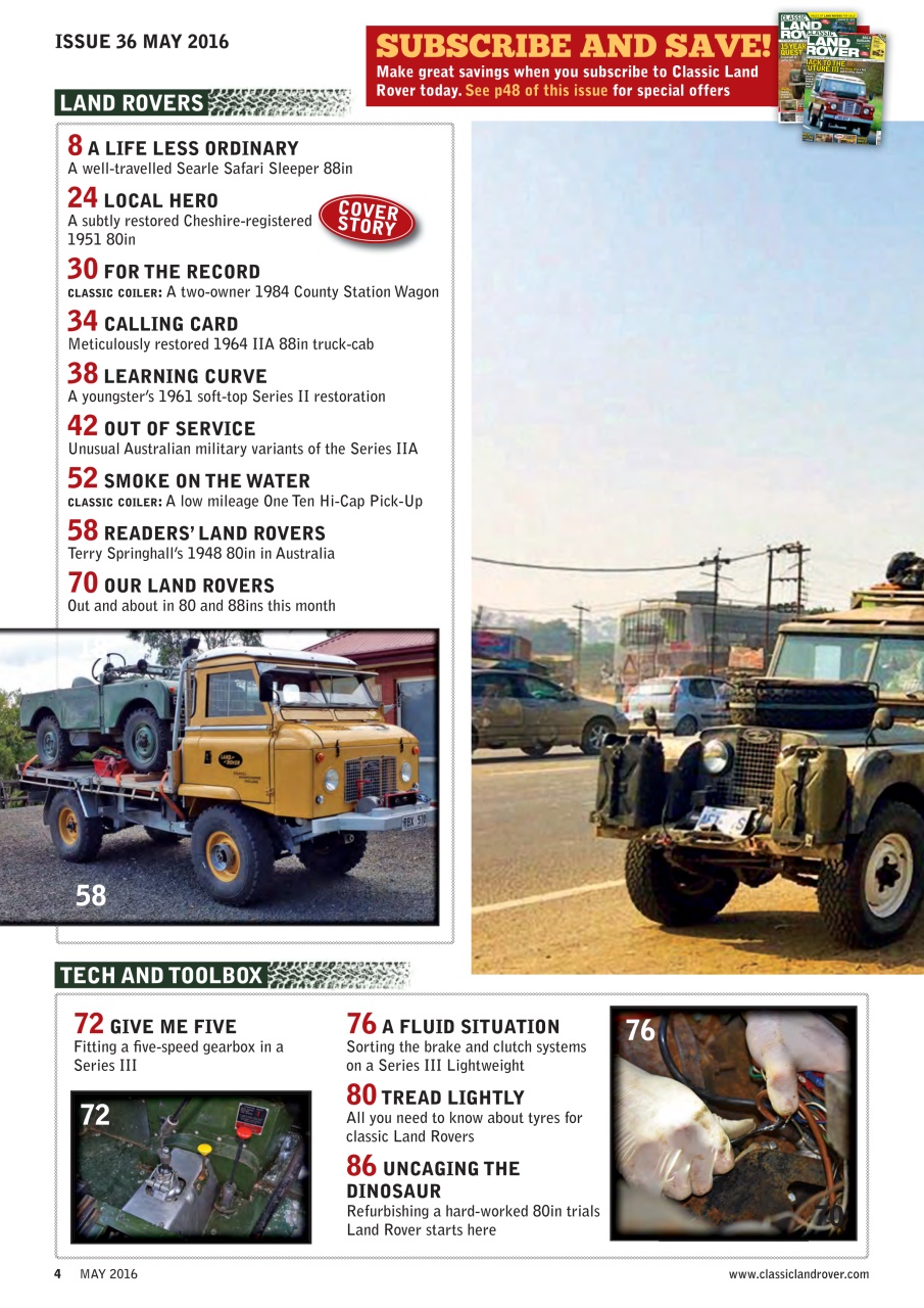 Classic Land Rover Magazine Preview Pages