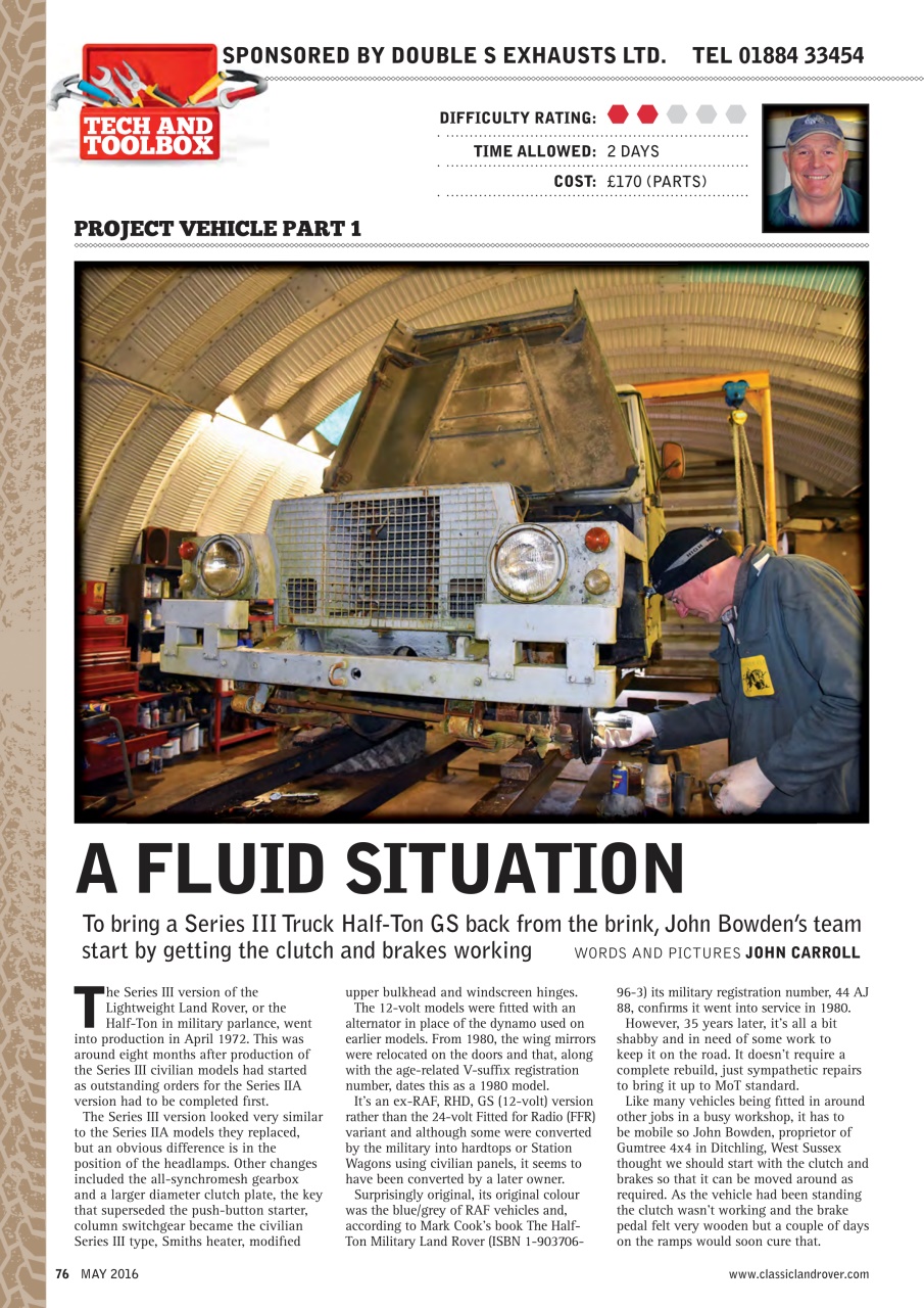 Classic Land Rover Magazine Preview Pages