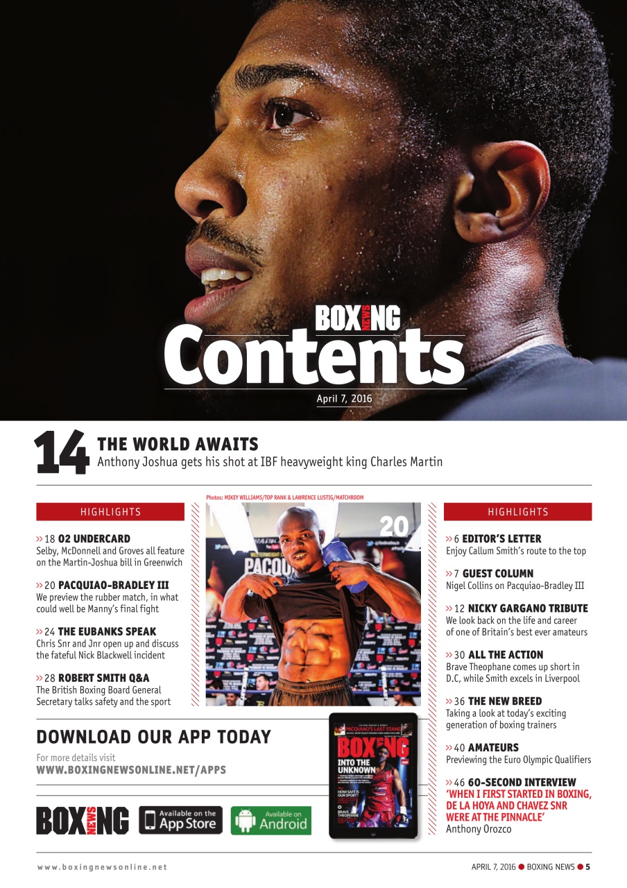Boxing News Preview Pages