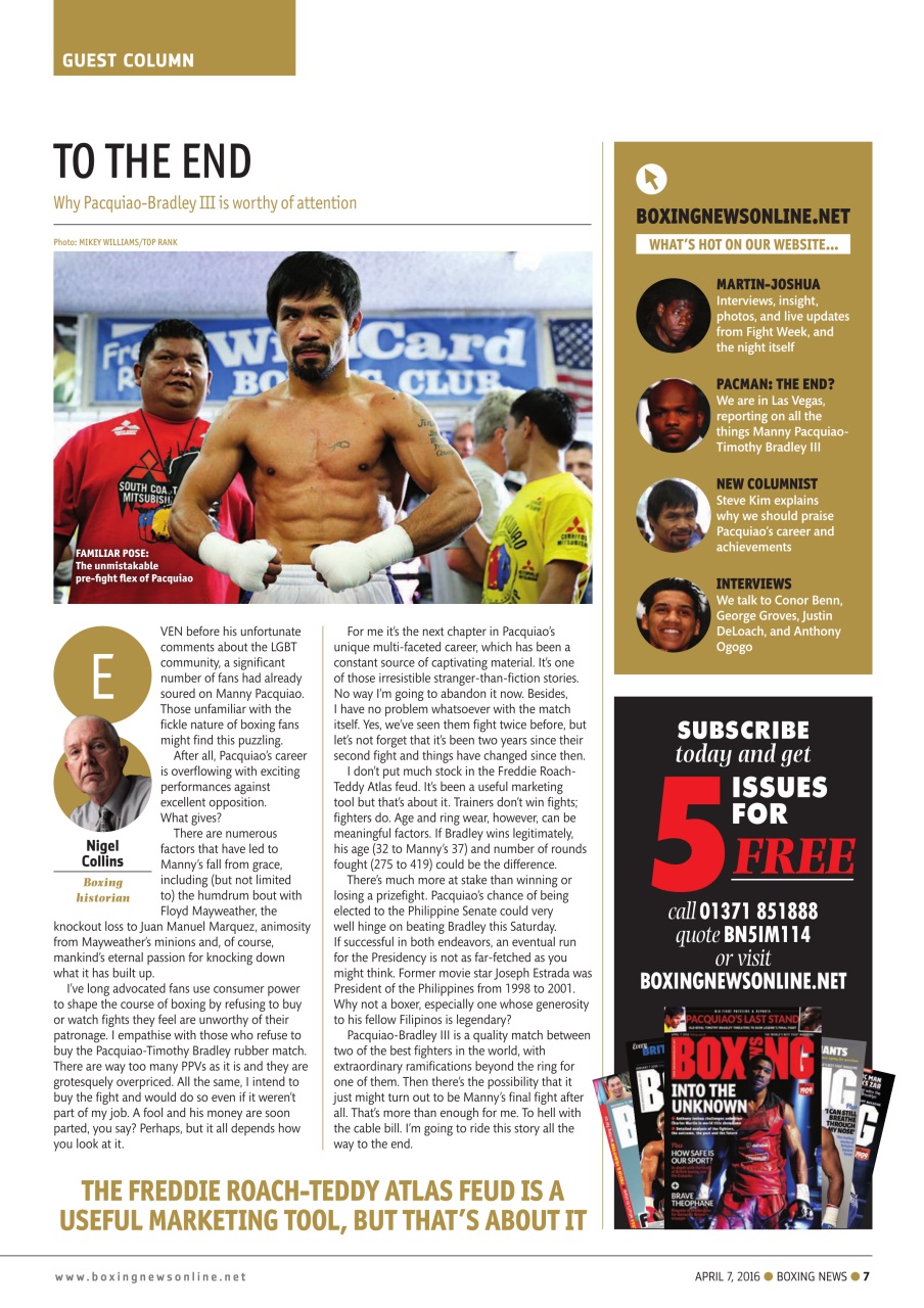 Boxing News Preview Pages