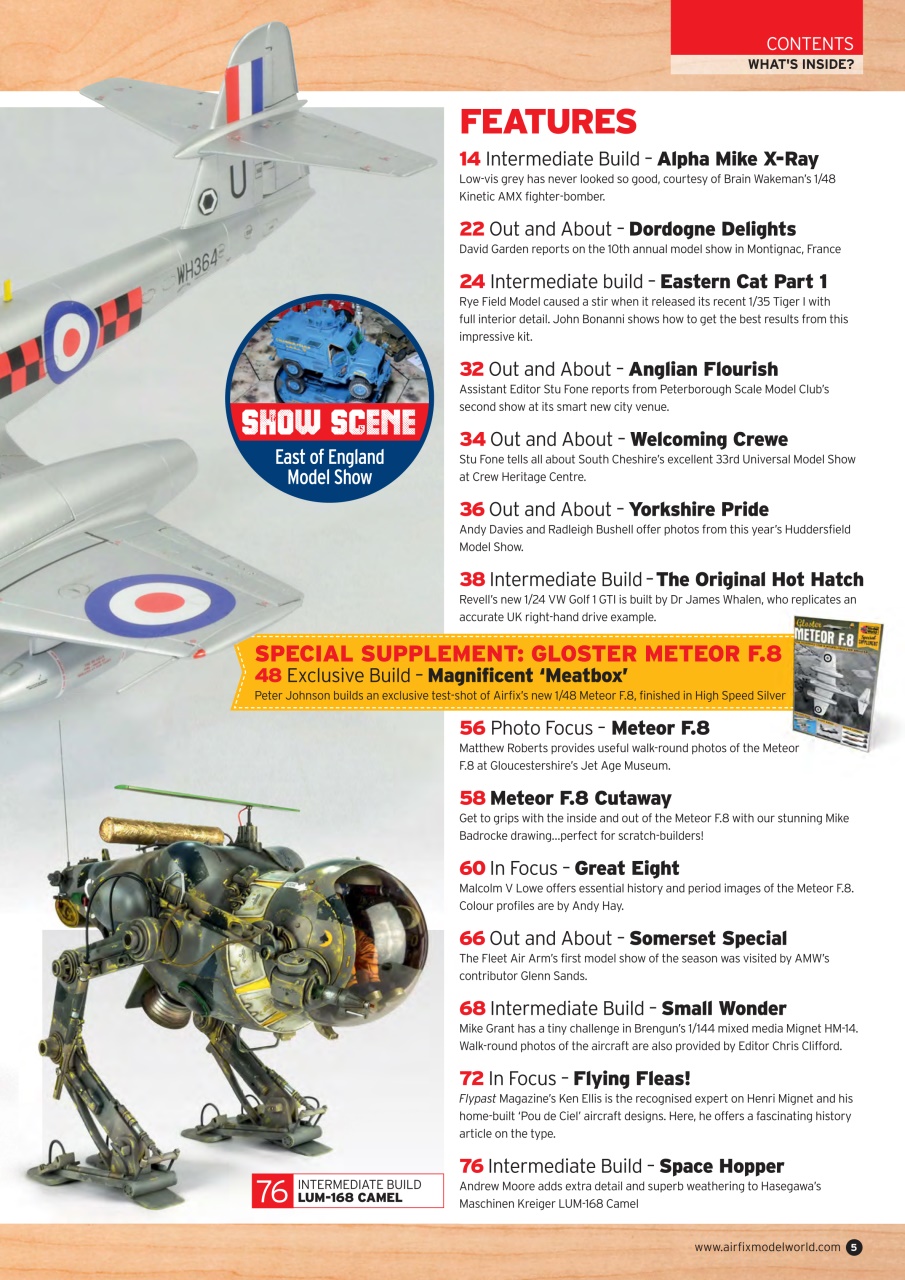 Airfix Model World Preview Pages