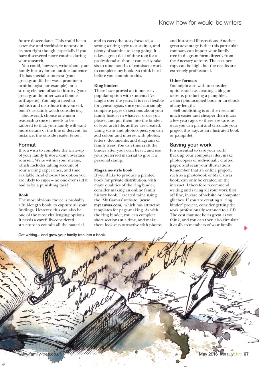 Family Tree Preview Pages