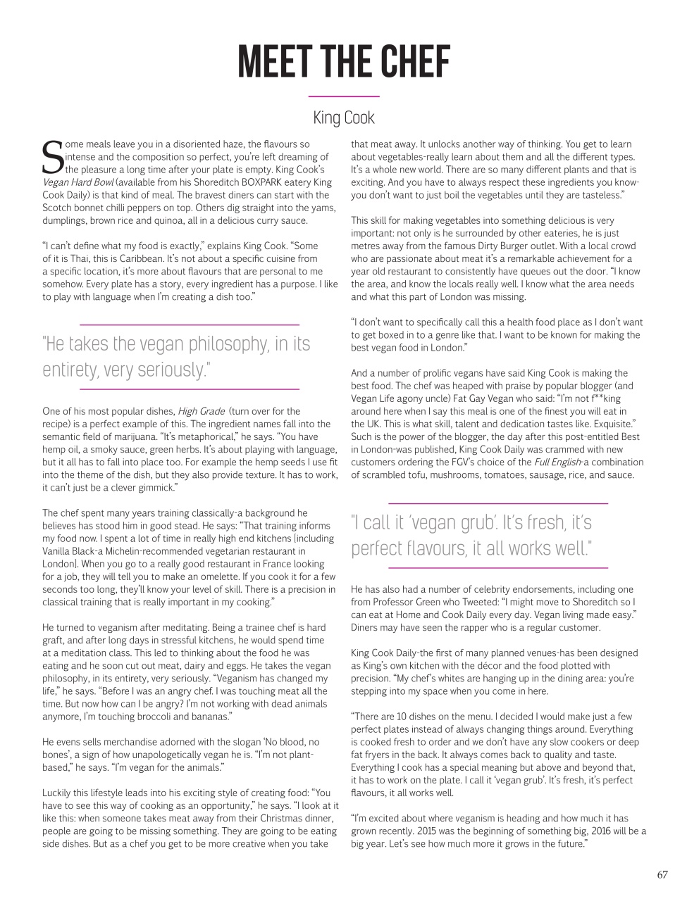 Vegan Life Preview Pages