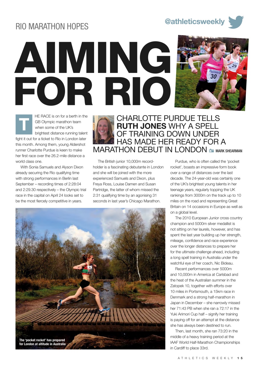 AW – Athletics Weekly Magazine Preview Pages