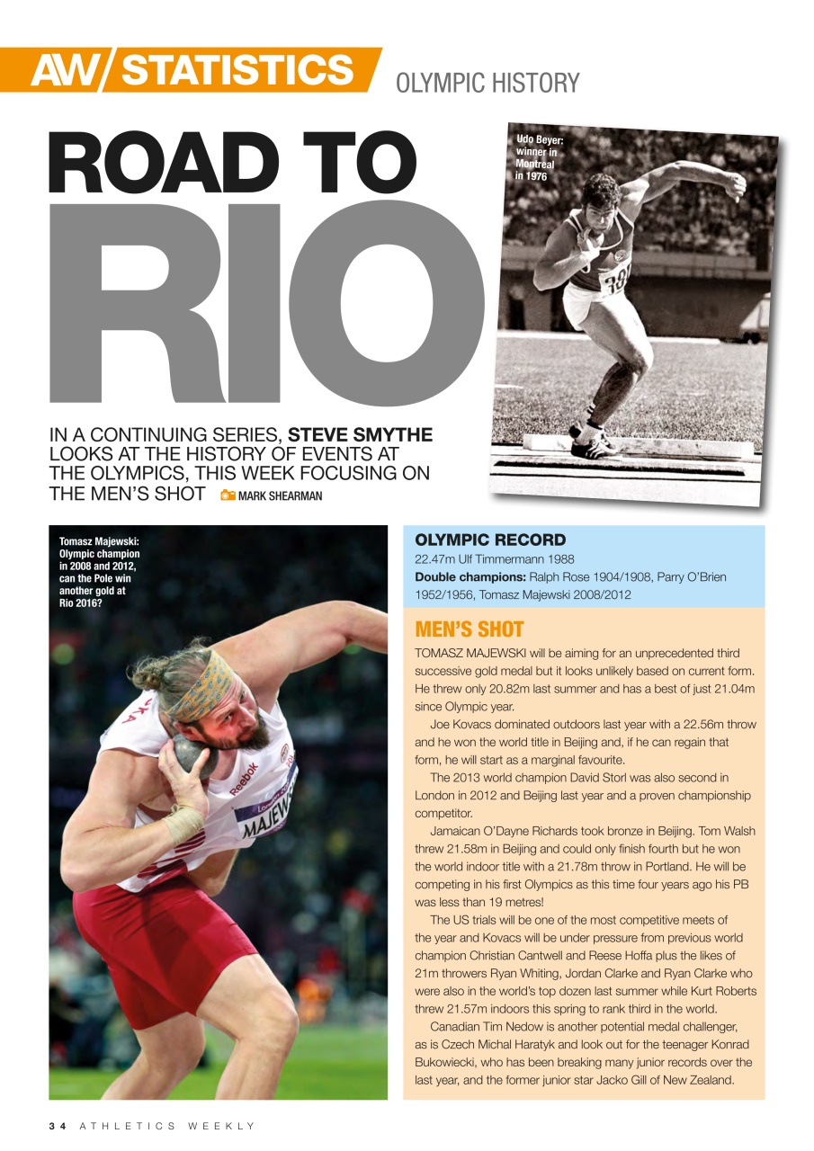 AW – Athletics Weekly Magazine Preview Pages