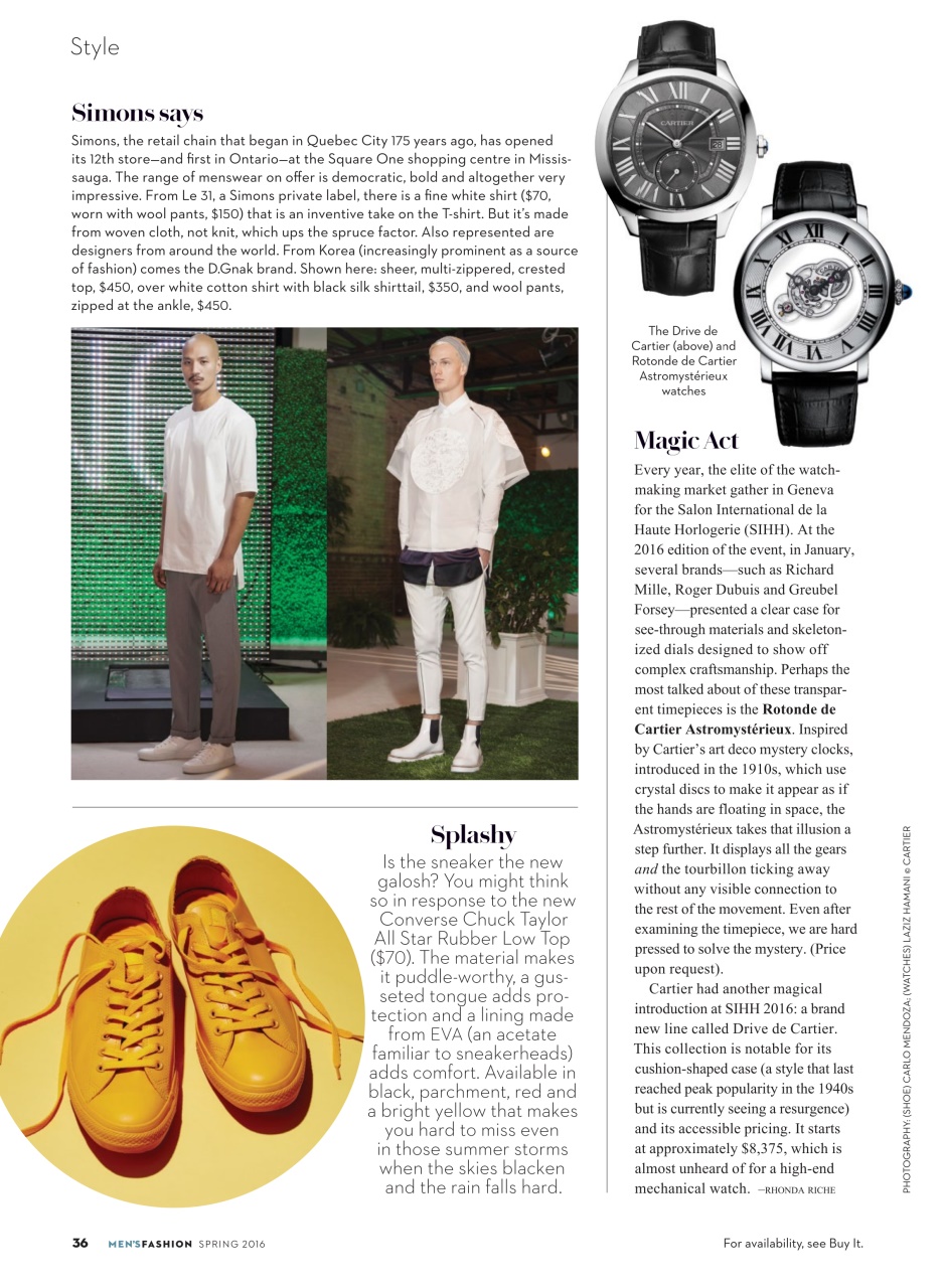 Fashion Magazine Preview Pages