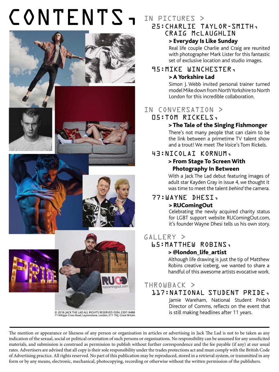 Jack The Lad Magazine Preview Pages