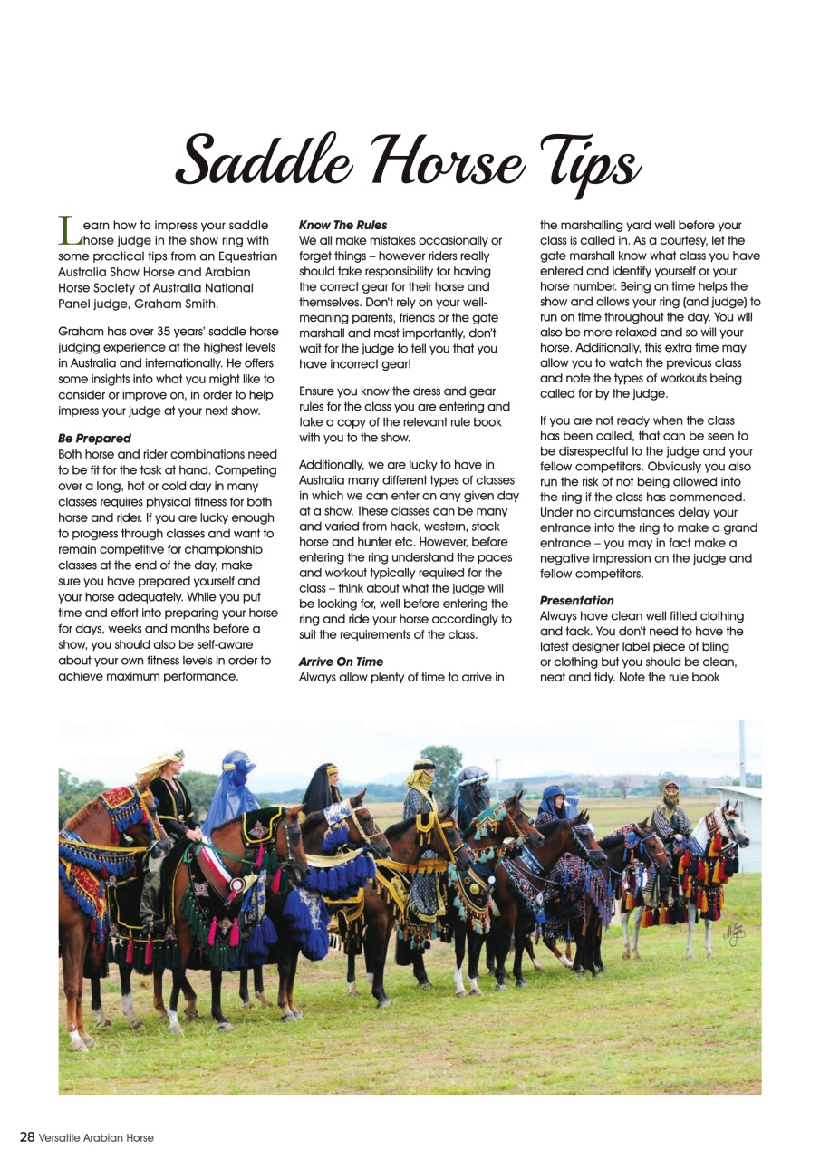 Australian Arabian Horse News Preview Pages