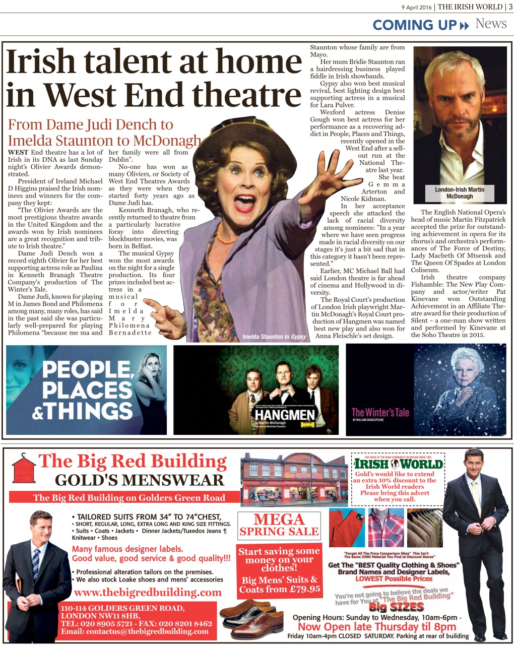 Irish World Preview Pages