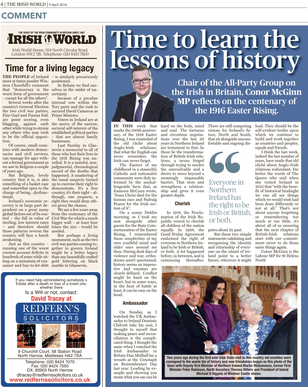 Irish World Preview Pages