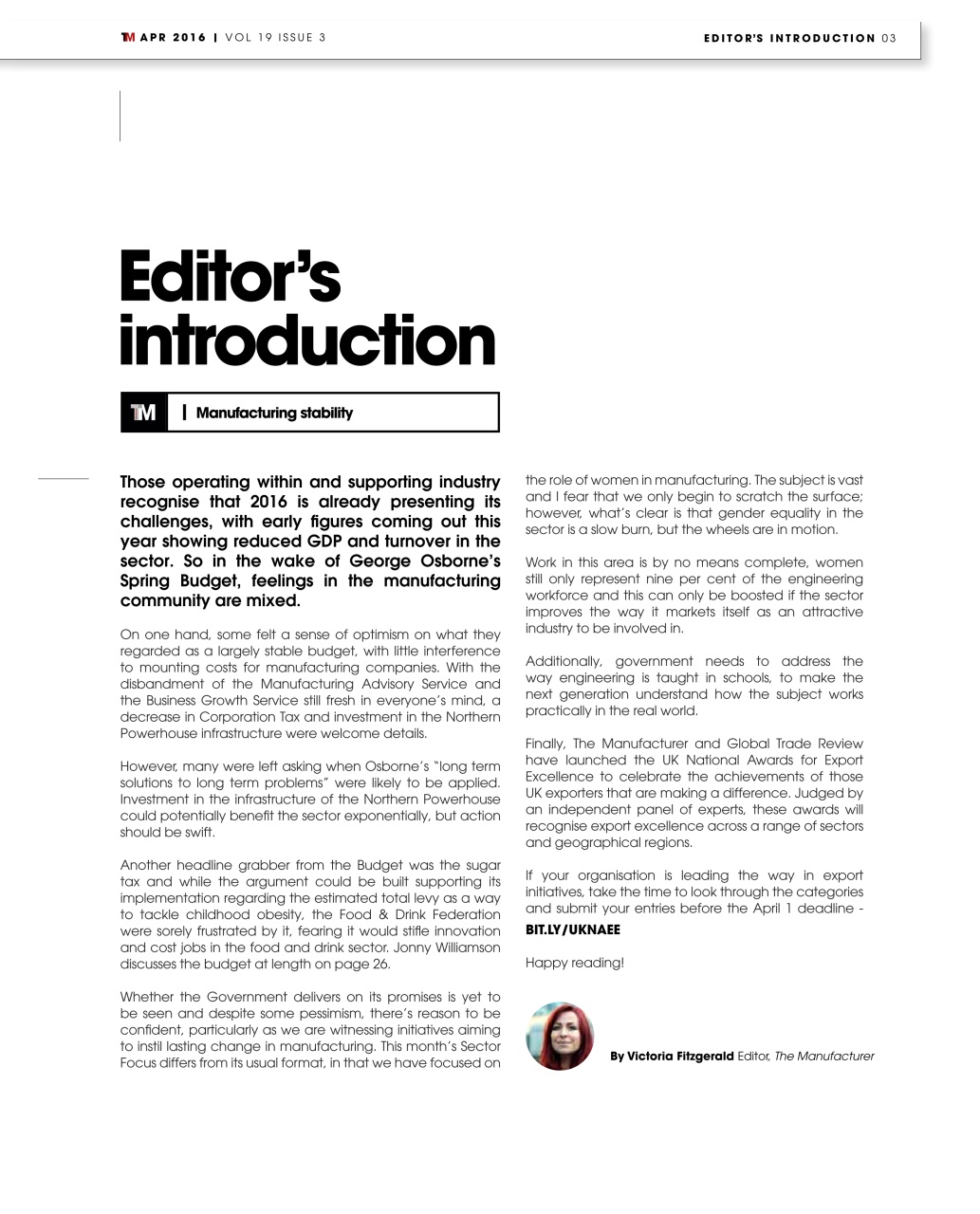 The Manufacturer Preview Pages