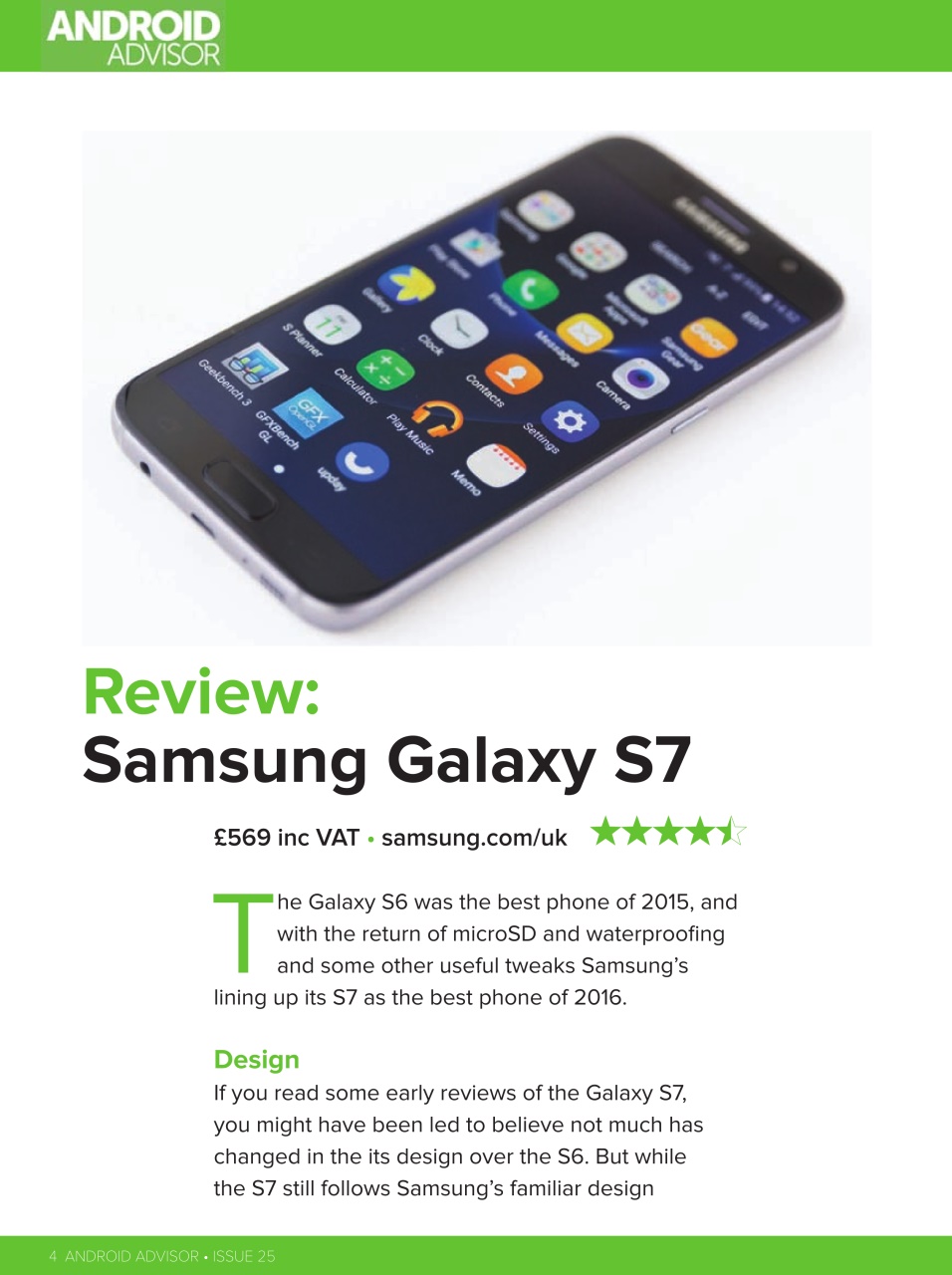 Android Advisor Preview Pages