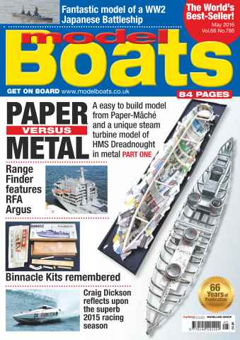 Model Boats issue May 2016