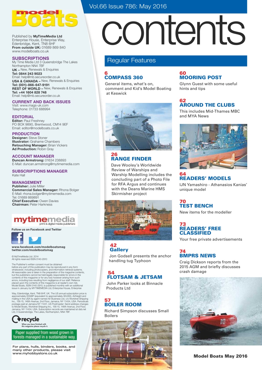 Model Boats Preview Pages