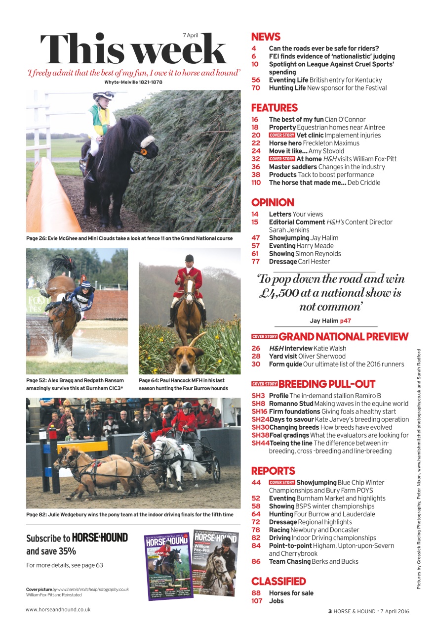 Horse & Hound Preview Pages