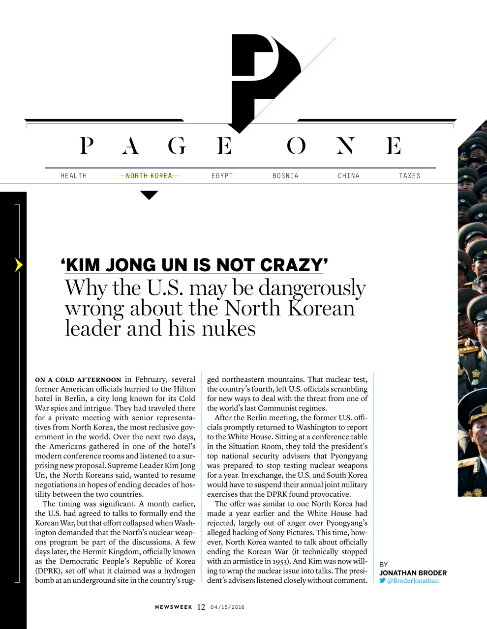 Newsweek International Preview Pages