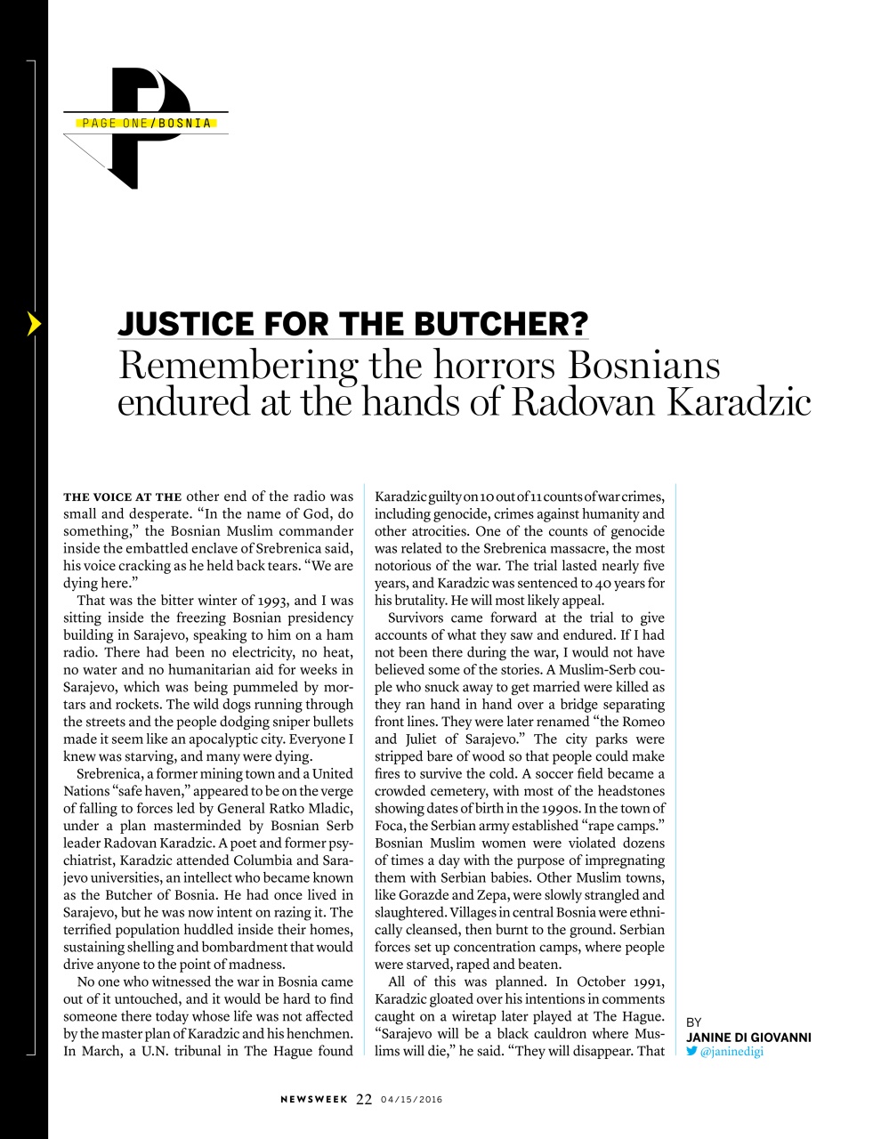 Newsweek International Preview Pages