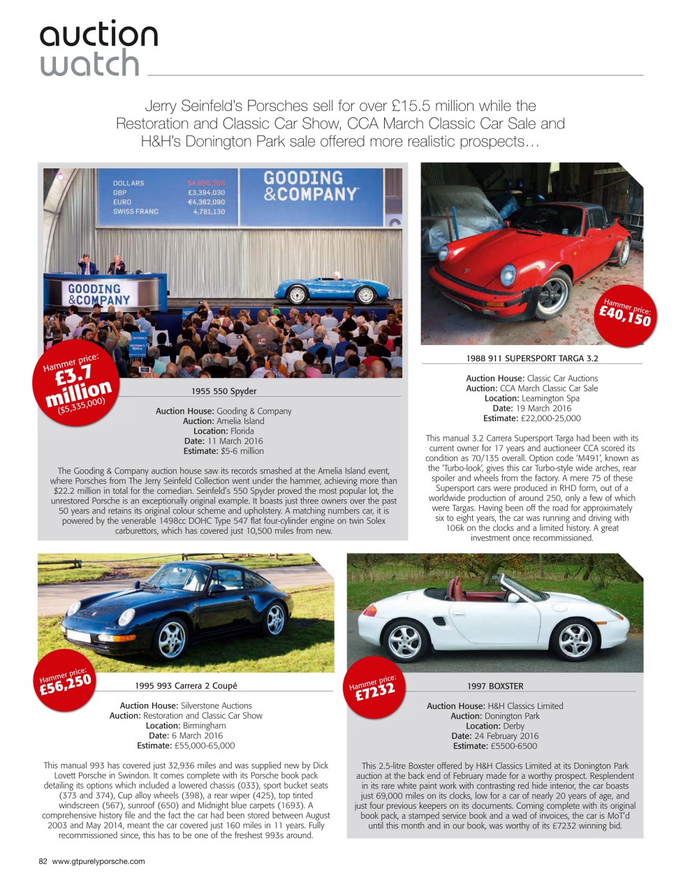 GT Porsche Preview Pages