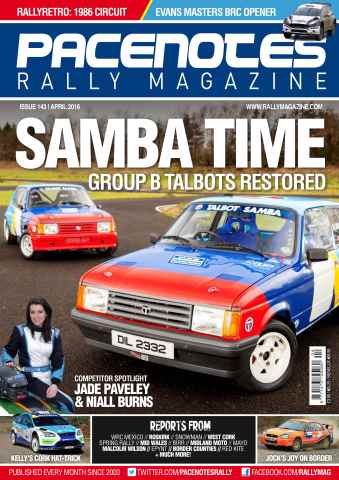 Pacenotes Rally magazine issue Issue 143 - April 2016