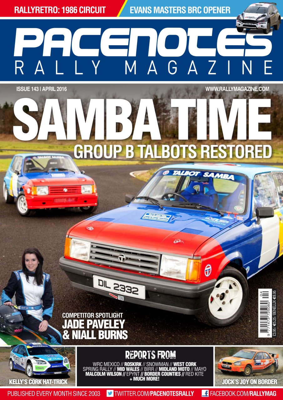 Pacenotes Rally magazine Preview Pages