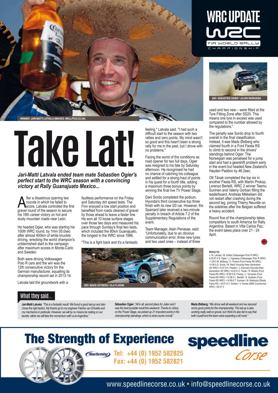Pacenotes Rally magazine Preview Pages