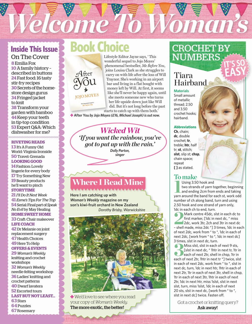 Woman's Weekly Preview Pages