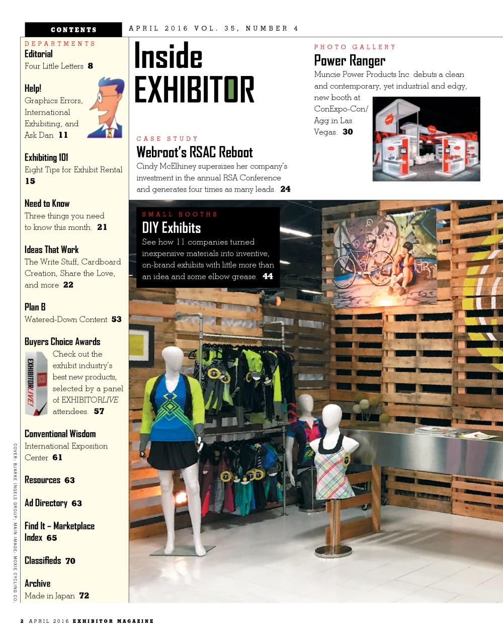EXHIBITOR Magazine Preview Pages
