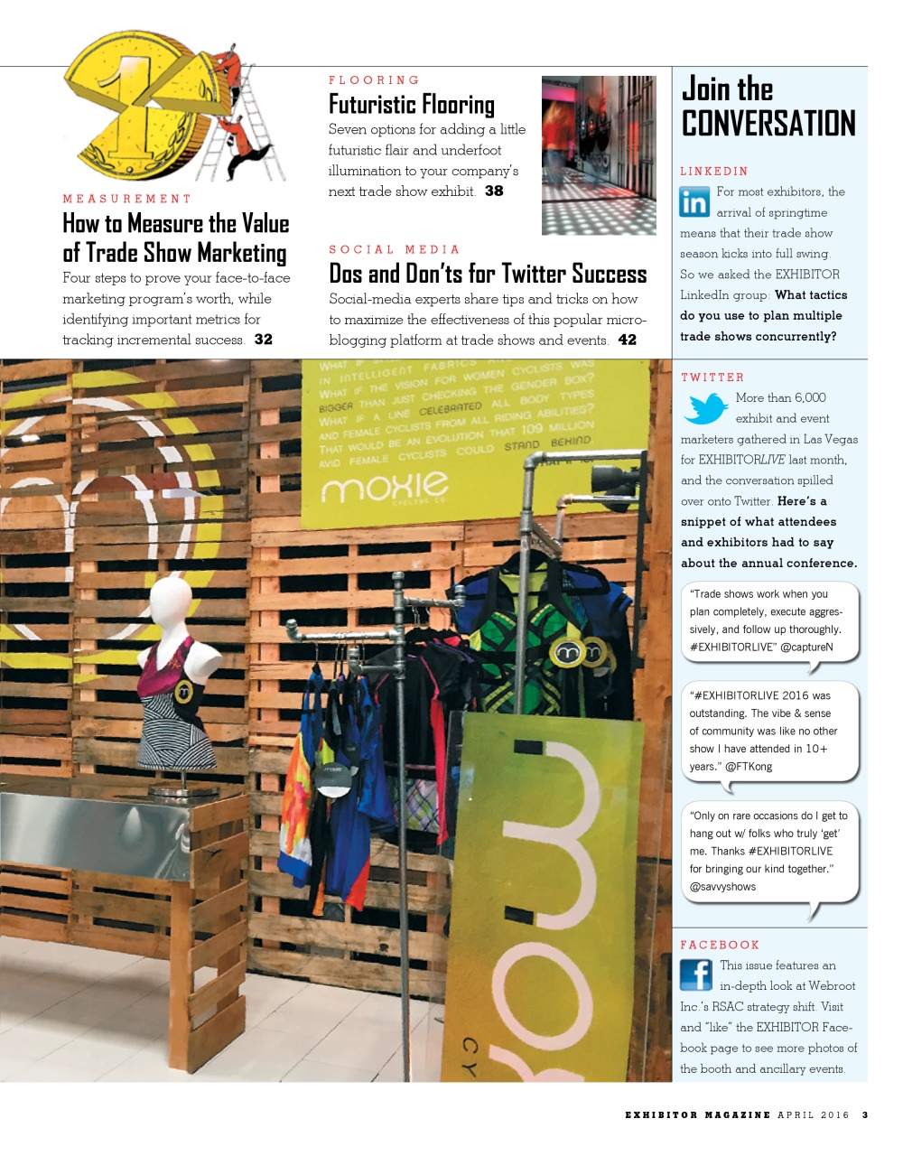 EXHIBITOR Magazine Preview Pages