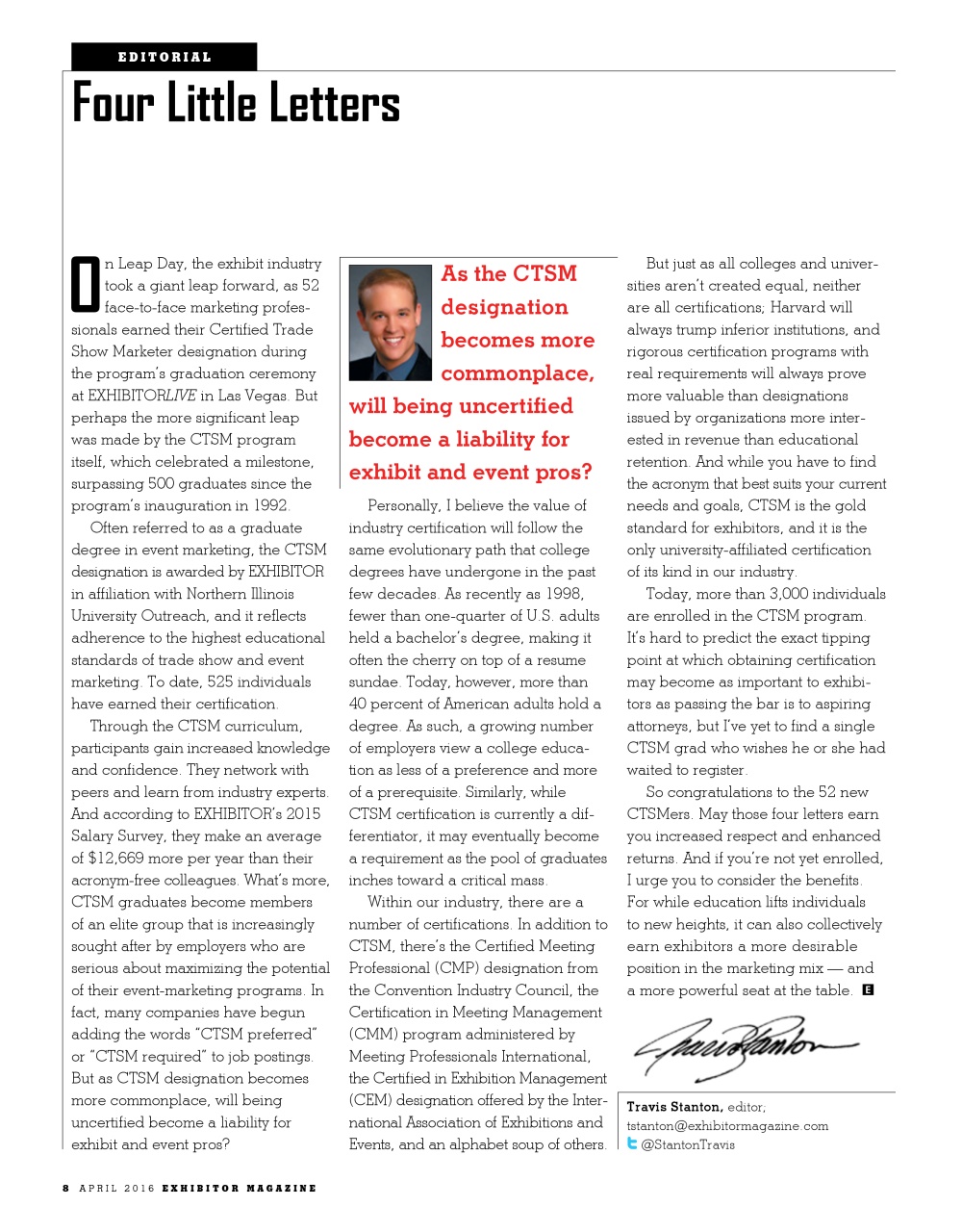 EXHIBITOR Magazine Preview Pages