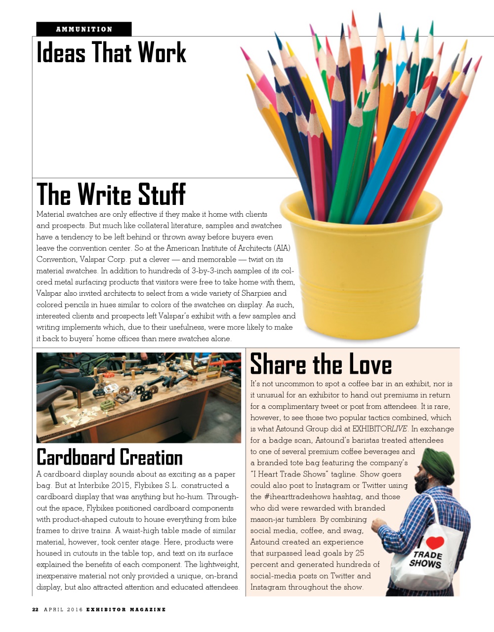 EXHIBITOR Magazine Preview Pages