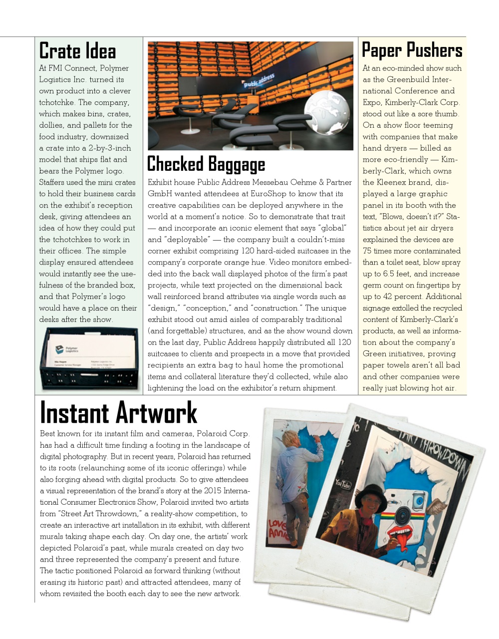 EXHIBITOR Magazine Preview Pages