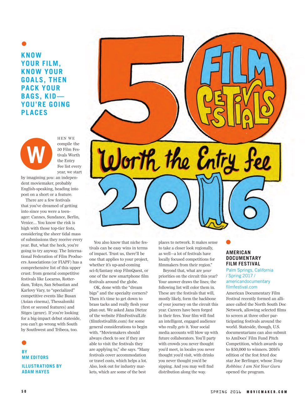 MovieMaker Magazine Preview Pages