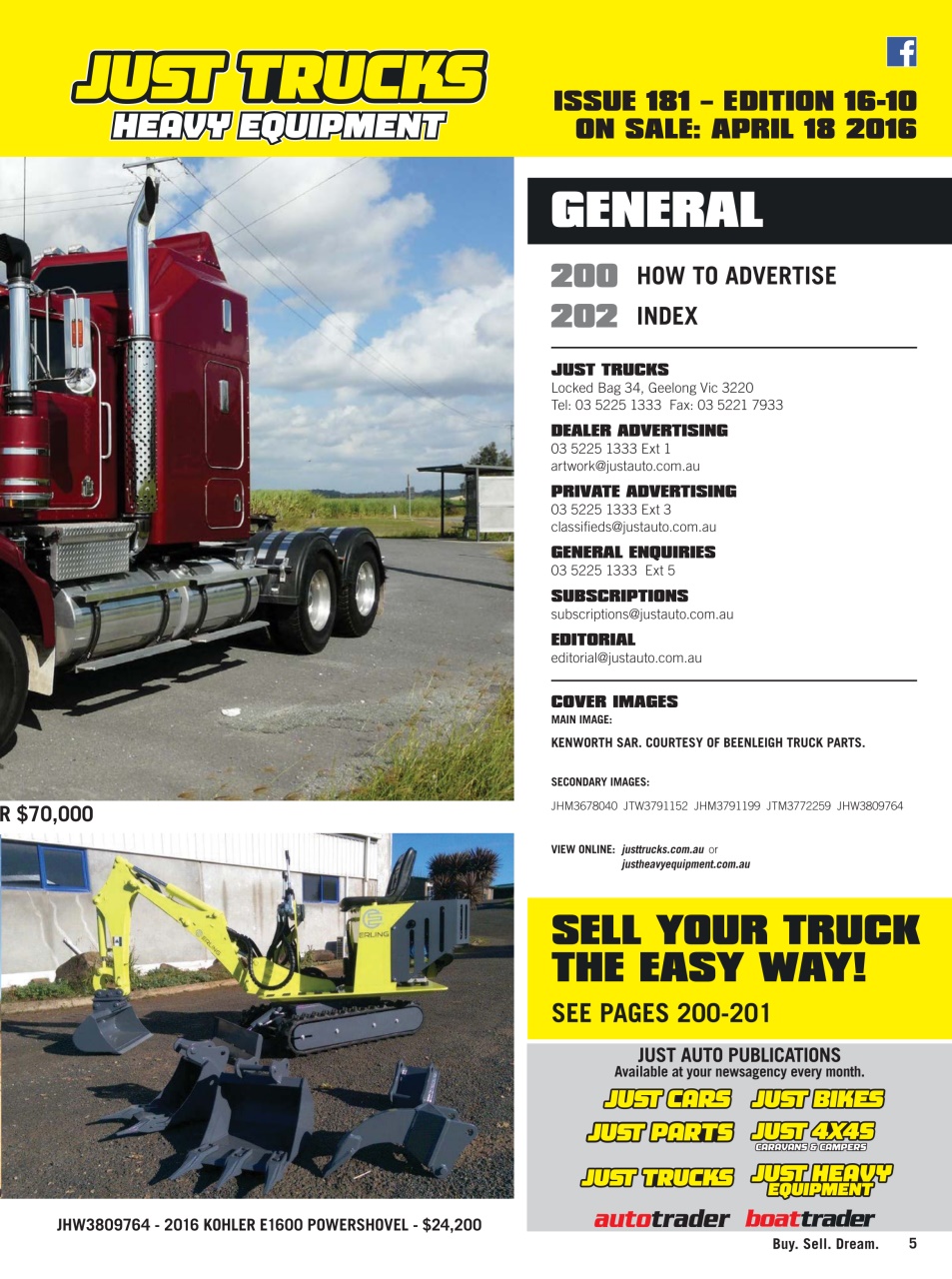 JUST TRUCKS Preview Pages