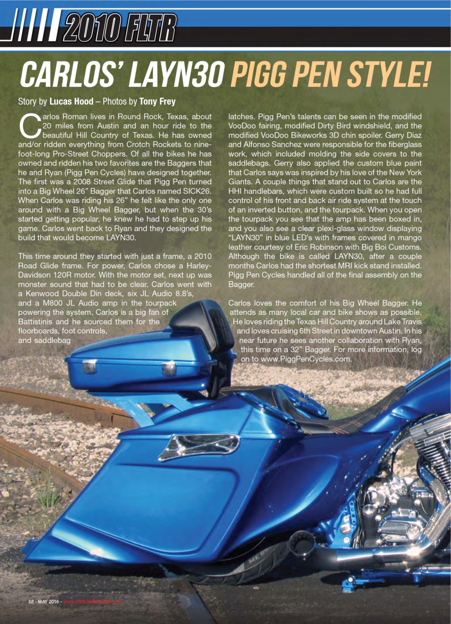 Urban Bagger Preview Pages