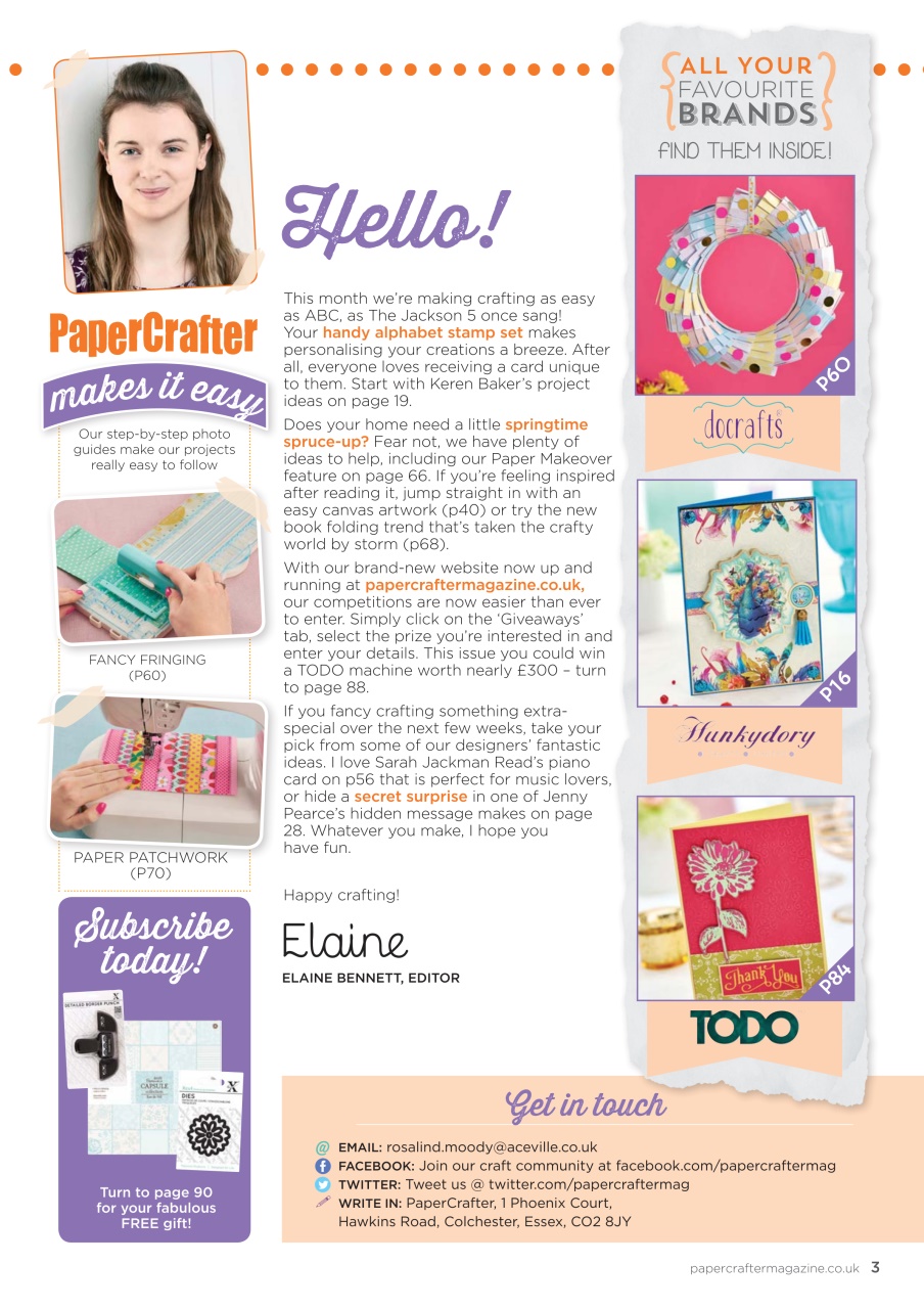 PaperCrafter Preview Pages