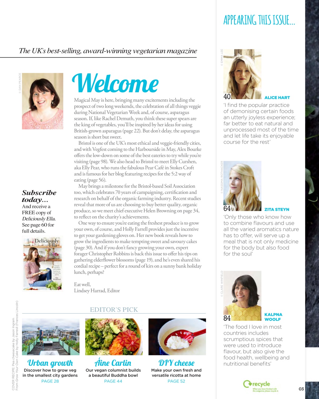 Vegetarian Living Preview Pages