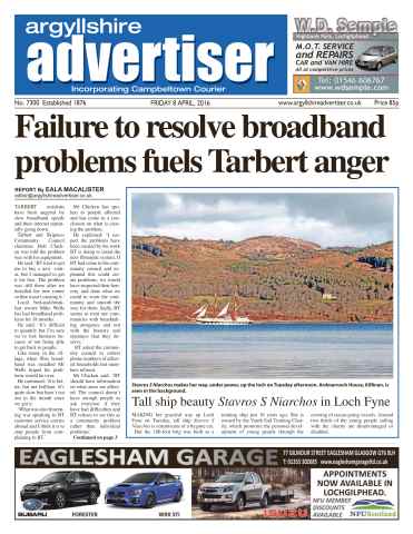 Argyllshire Advertiser issue 8th April 2016