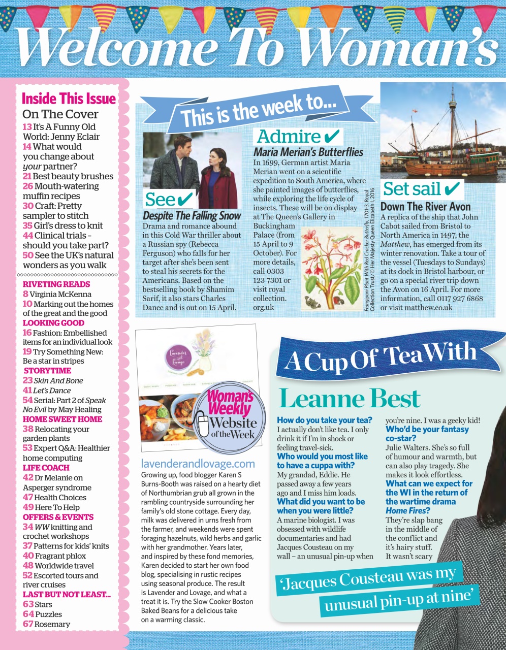 Woman's Weekly Preview Pages