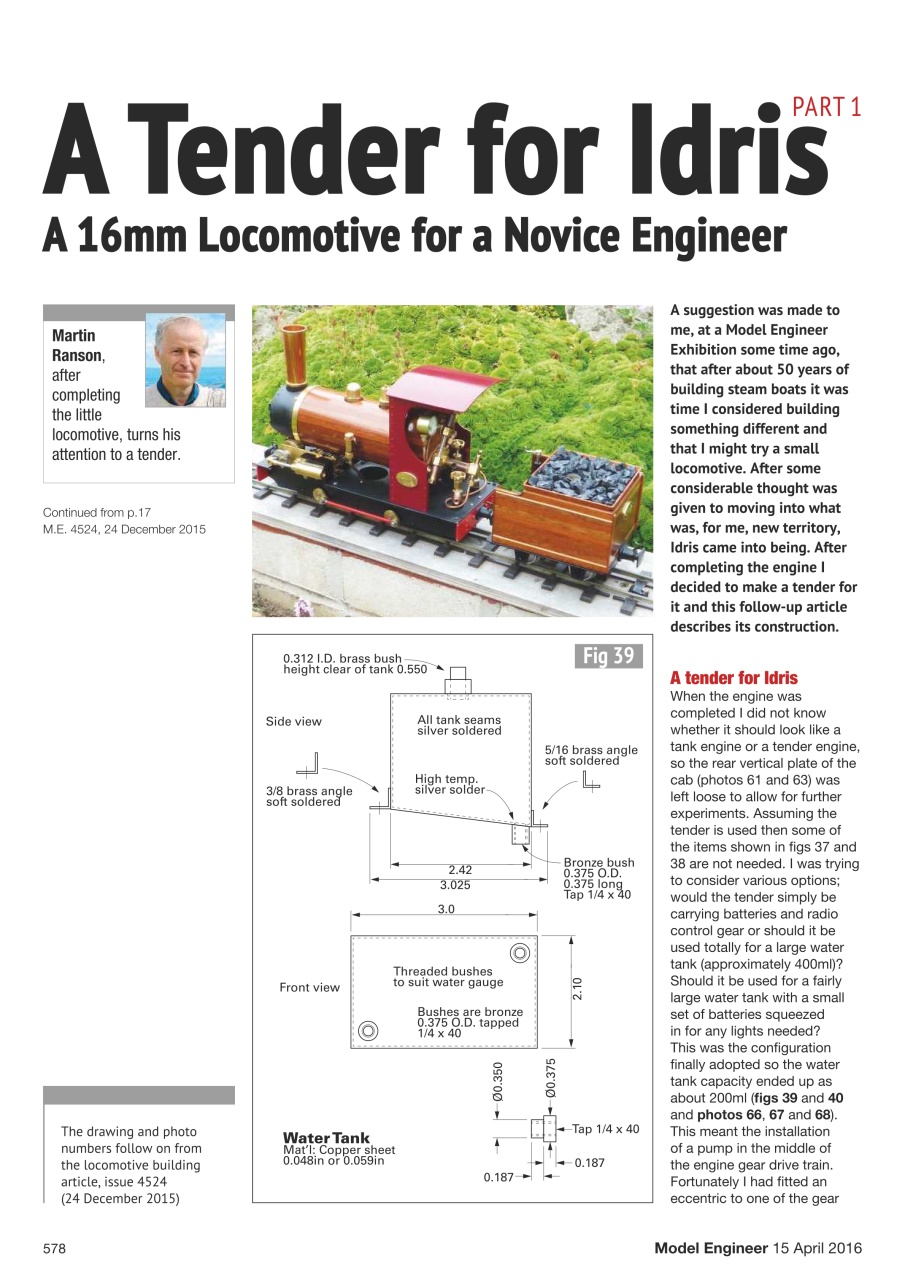 Model Engineer Preview Pages