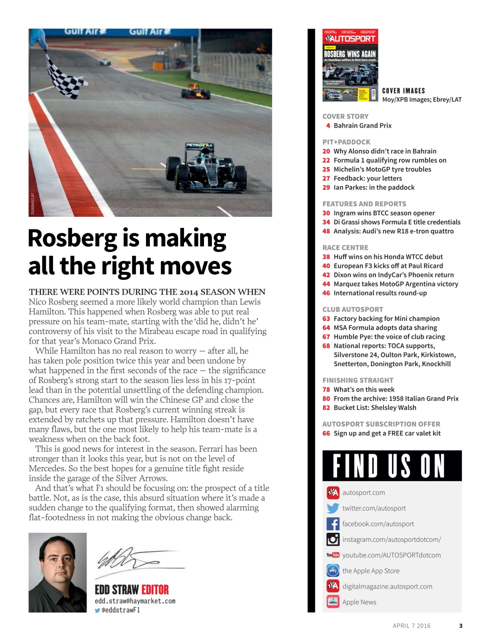 Autosport Preview Pages