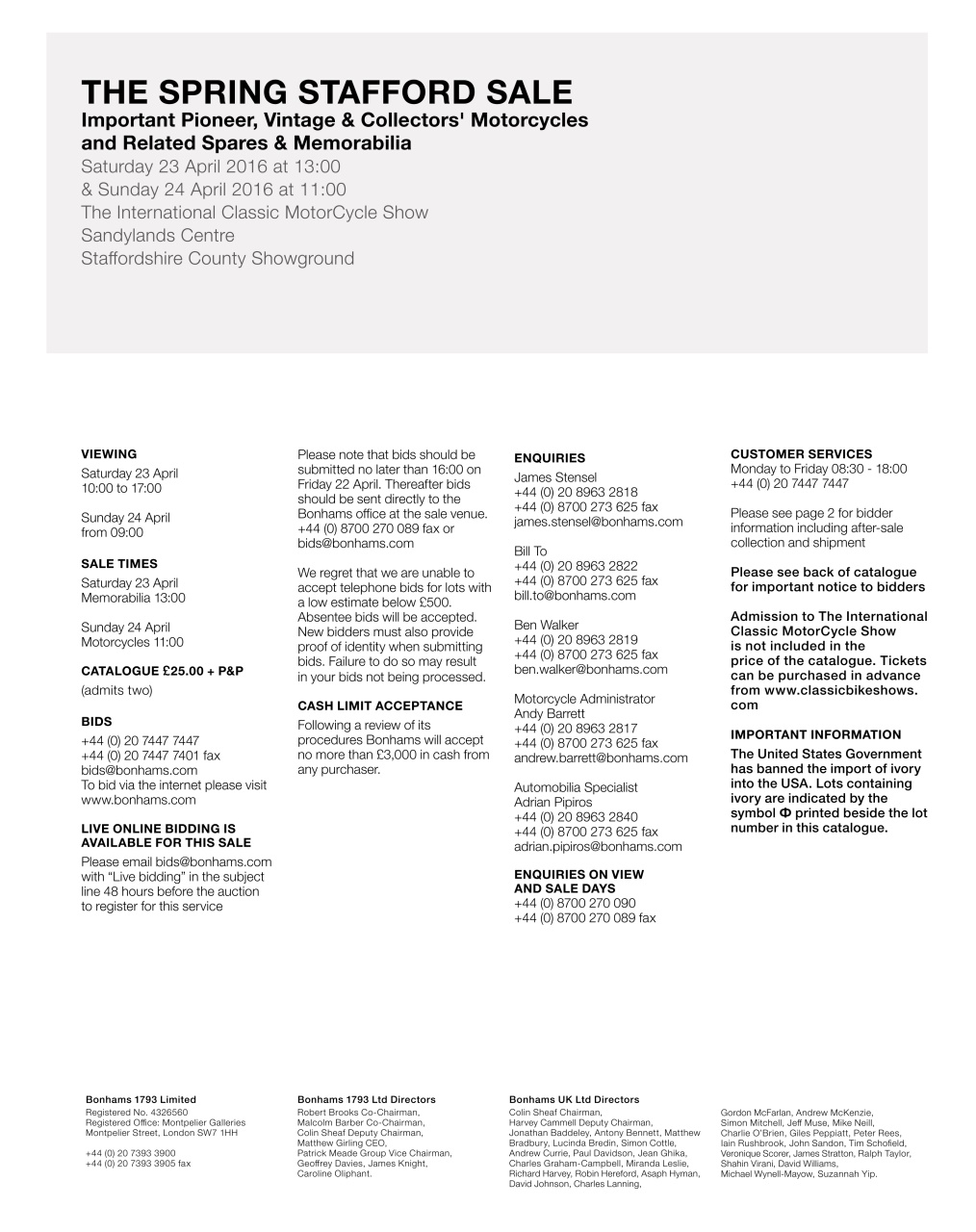 The Classic MotorCycle Preview Pages