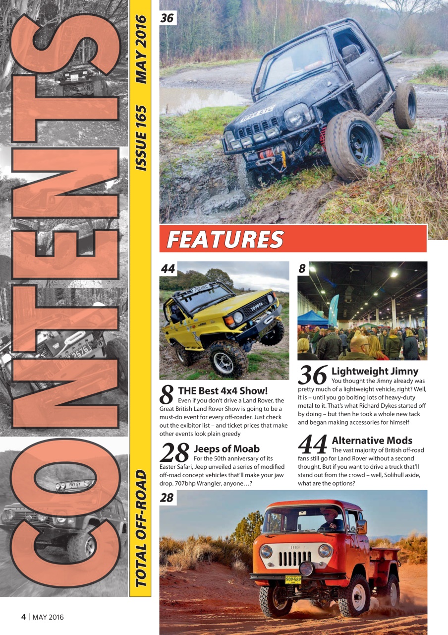 Overlander 4X4 Preview Pages